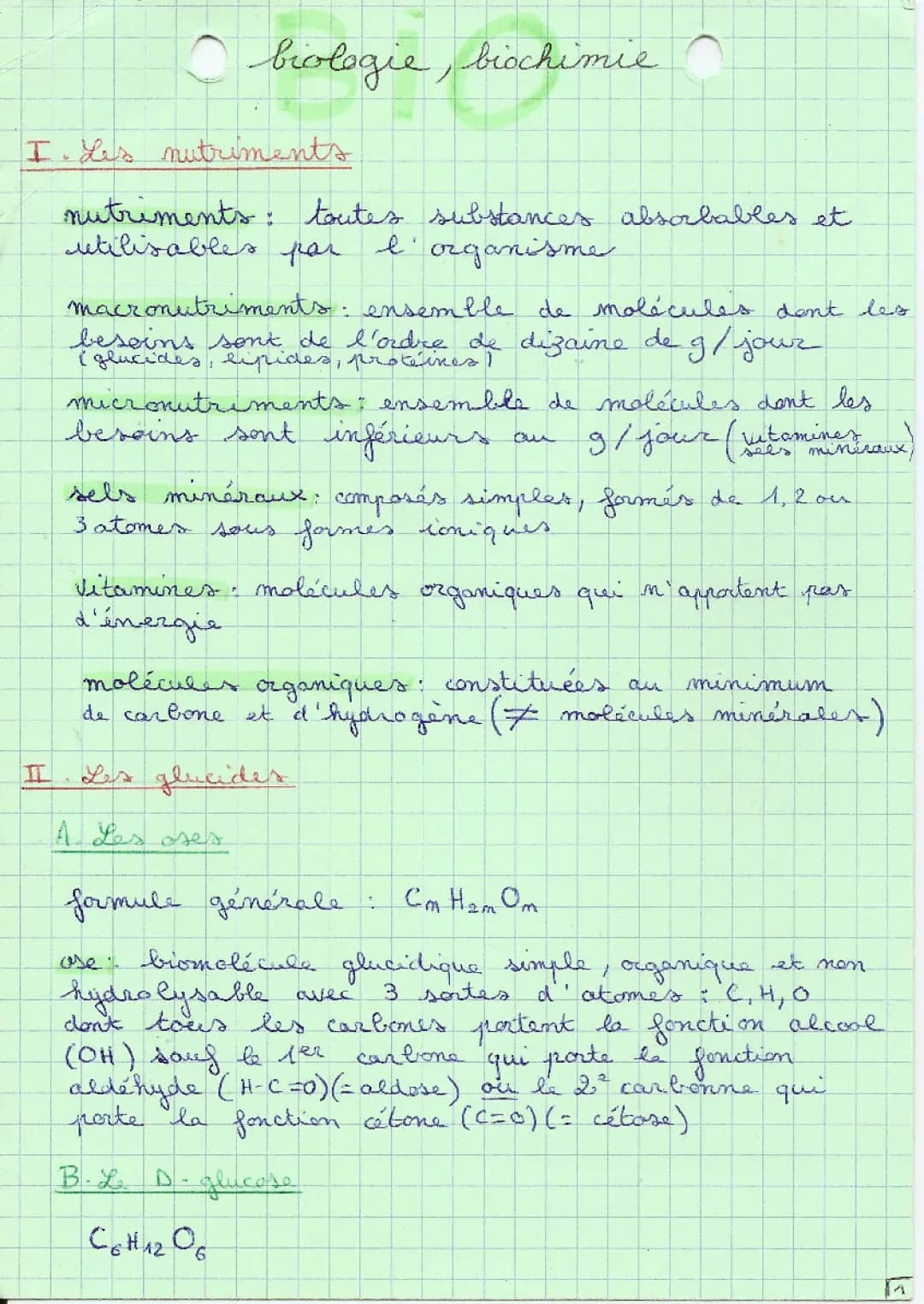Biochimie de la Nutrition PDF: Tout sur Les Micronutriments et Macronutriments