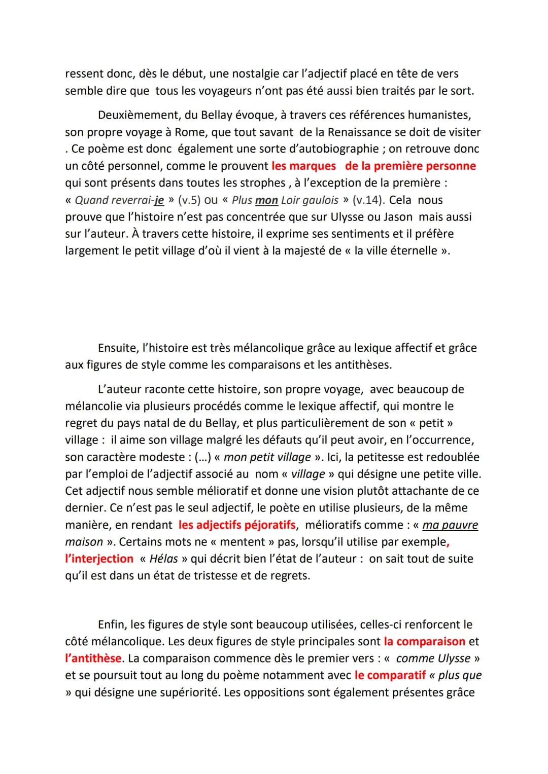 Heureux qui, comme Ulysse
Durant la Renaissance, la mode, en France, est l'Italie, et plus
particulièrement les sonnets pour les poètes. Le 