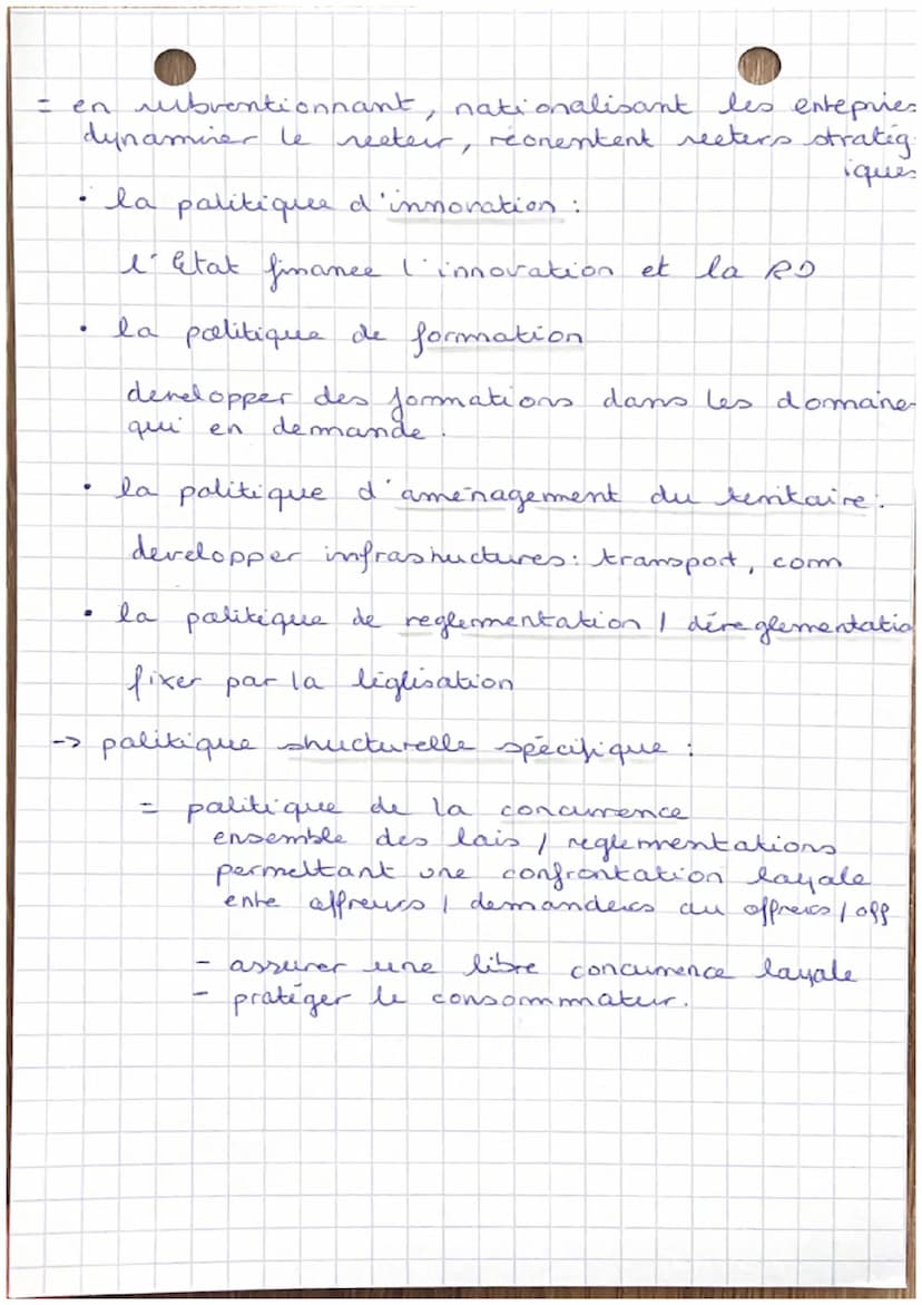 separation des pauvaics:
Tegislatif
créer la lai
parlement /
gouvernement
ECO l'intervention de l'Etat
●
-> 3 fonctions de L'état:
stabilisa