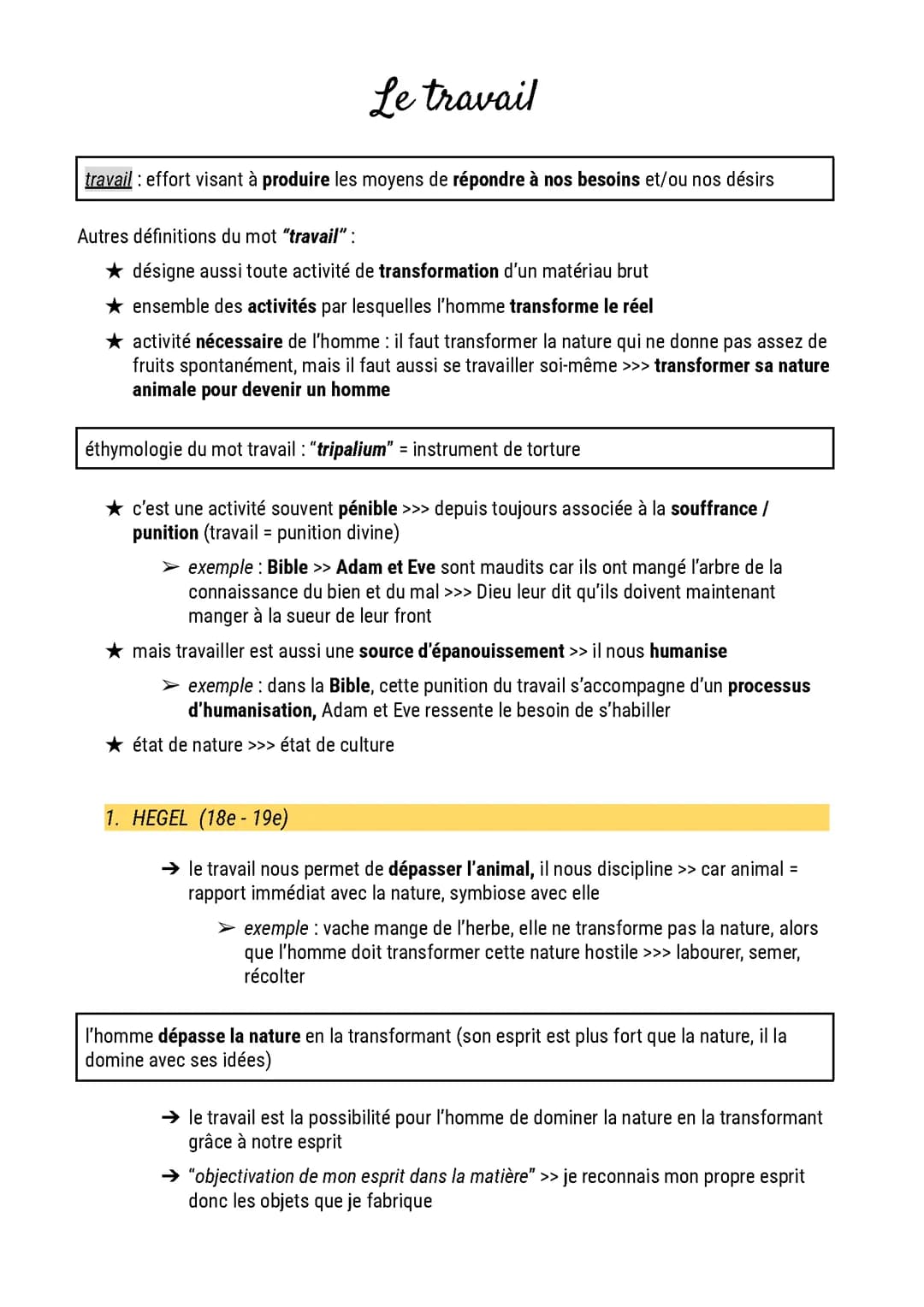 Le travail (philosophie)