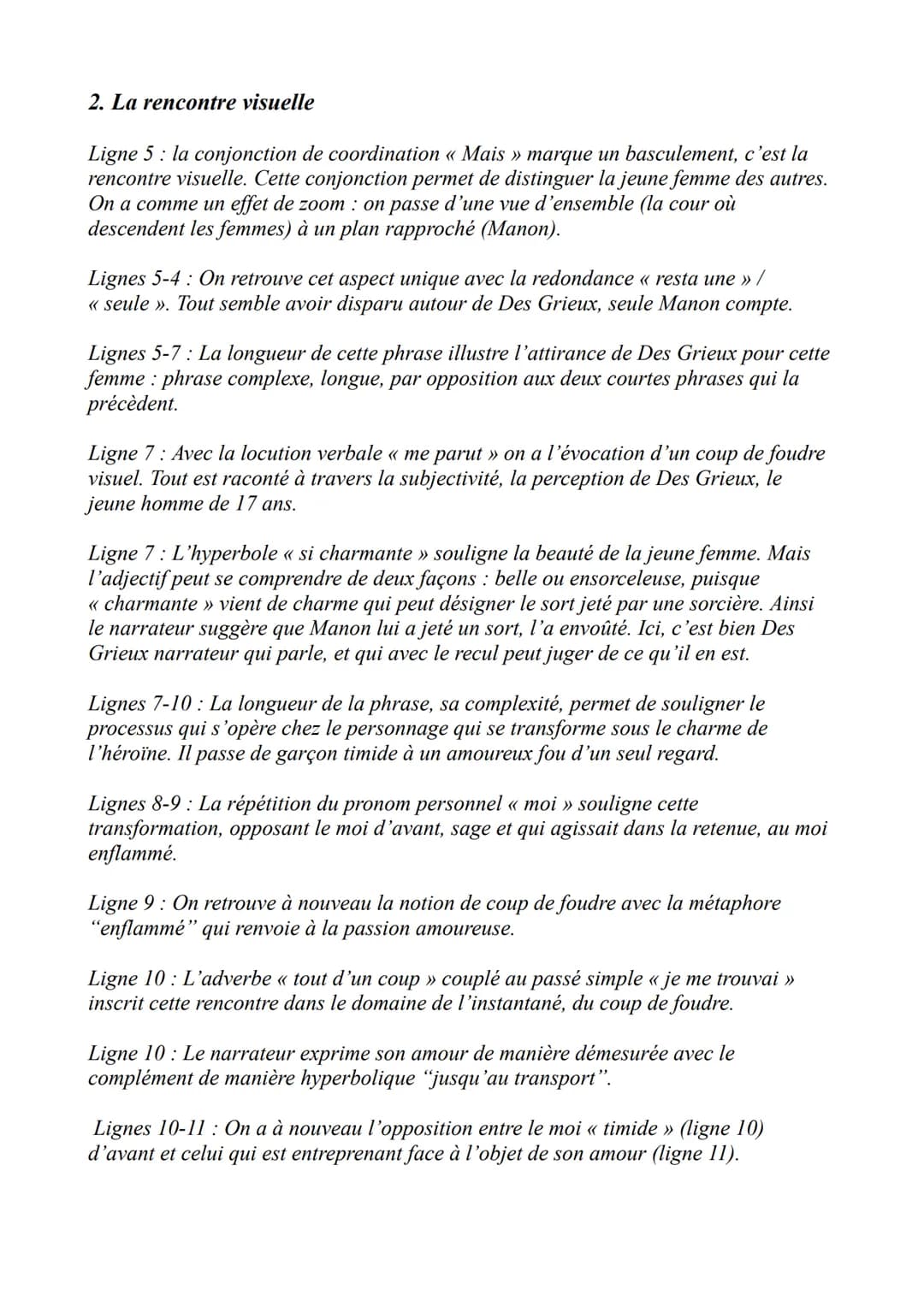 La Rencontre
Introduction: Manon Lescaut est un
roman mémoire de l'Abbé Prévost
appartenant au mouvement des Lumières
qui parut pour la prem