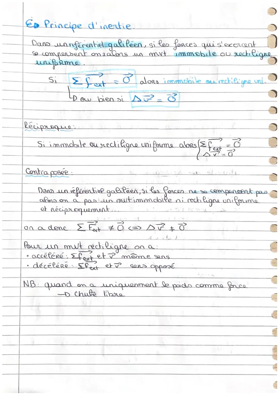 
<p>Le principe d'inertie, formulé par Isaac Newton, est un concept fondamental en physique qui énonce que tout corps en mouvement reste en 