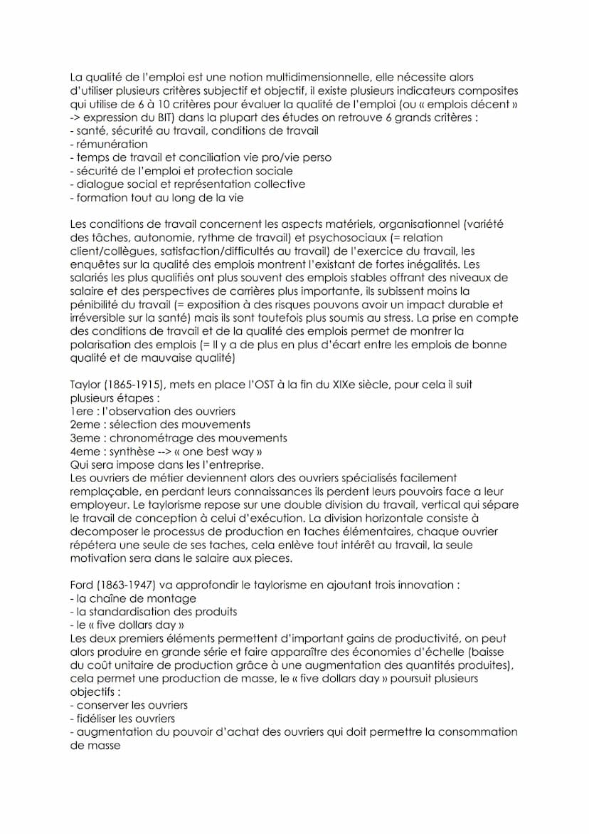 Chapitre 4 : quelles mutations du travail et de l'emploi ?
1. Activité, travail, emploi et chômage
1.1 du travail à l'emploi
Travailler dési