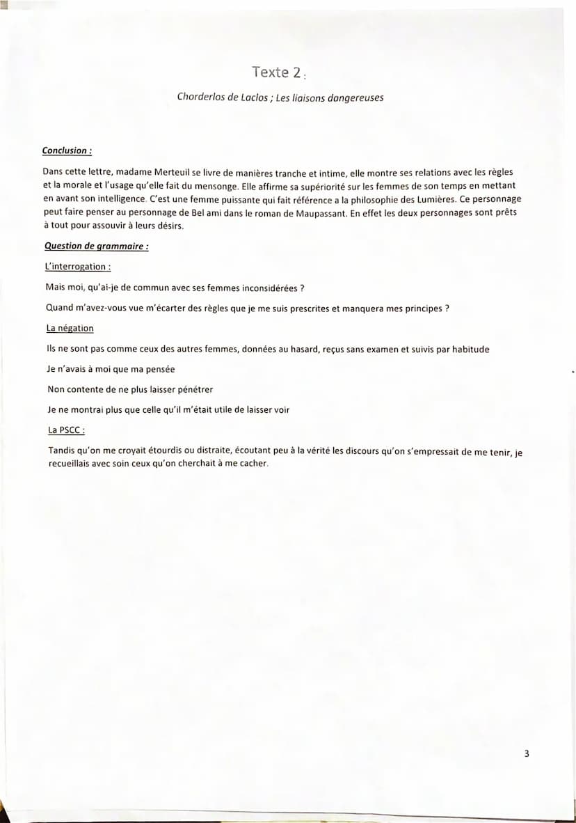Introduction :
Choderlos de Laclos vie une carrière militaire avant de se lancer dans l'écriture. Les liaisons dangereuses qui est son
seul 