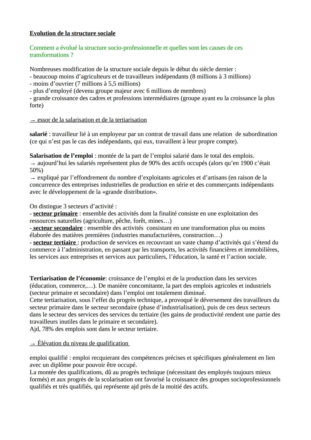 Différences sociales : distinction des individus ou des groupes à partir d'un certain nombre de traits
distincts (sexe, age, style de vie, P