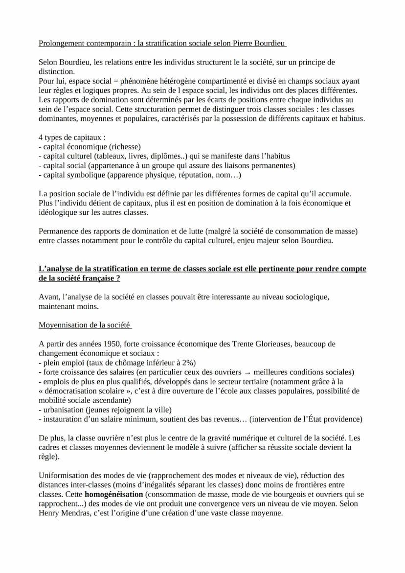 Différences sociales : distinction des individus ou des groupes à partir d'un certain nombre de traits
distincts (sexe, age, style de vie, P