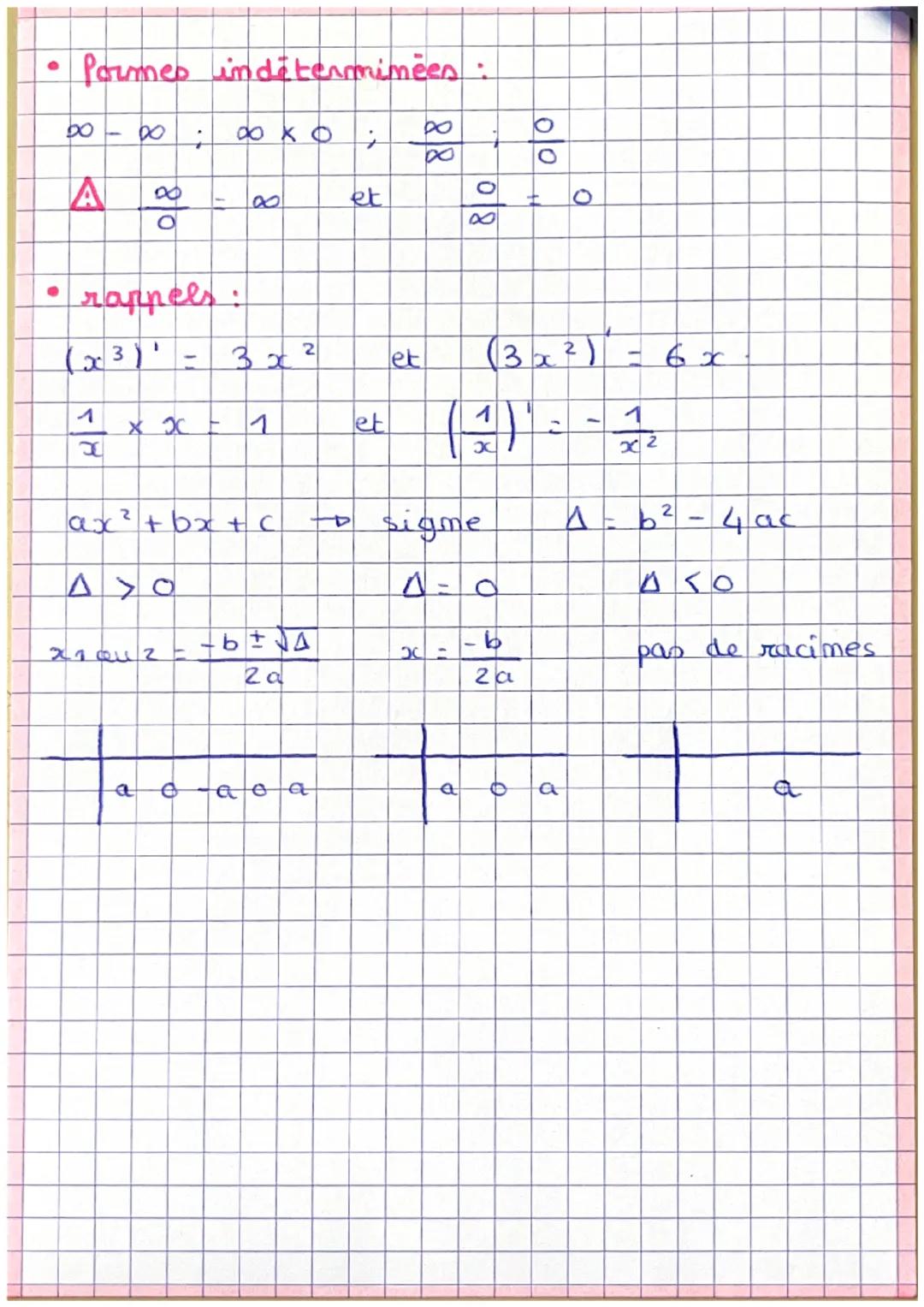 # exponentielle
In

• limites:

$lim_{x \to +\infty} e^x = +\infty$

$lim_{x \to +\infty} ln (x) = +\infty$

$lim_{x \to -\infty} e^x = 0$

