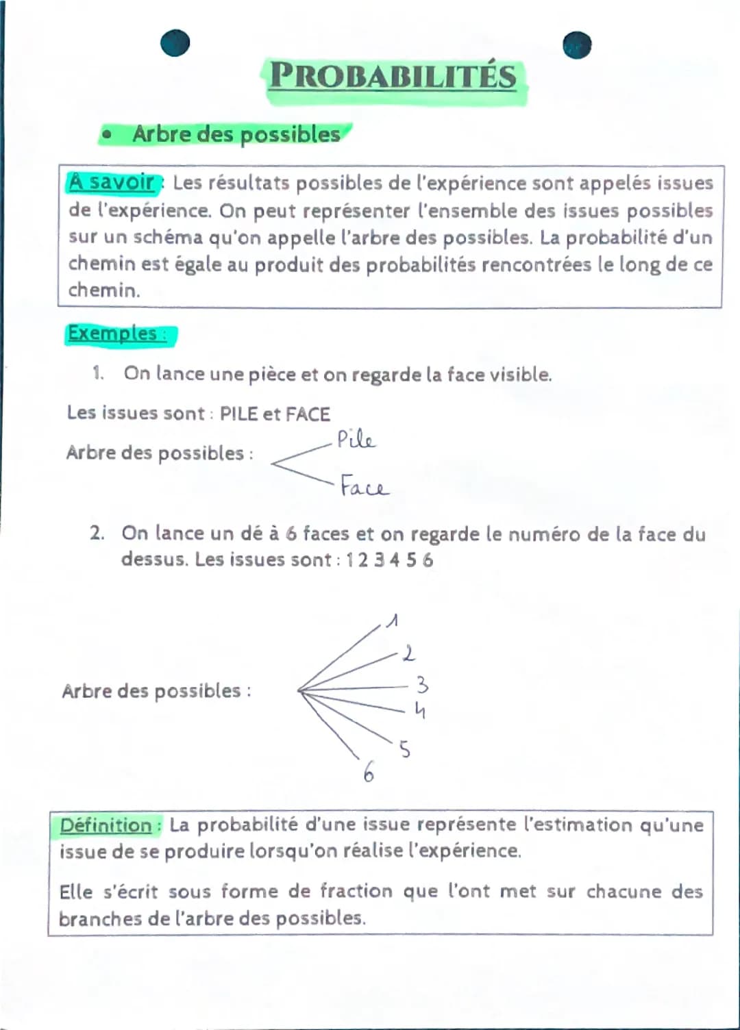 Probabilité 