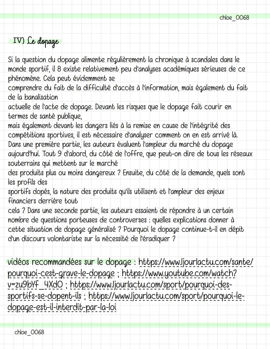 Le fonctionnement de l'organisme lors d'un
effort musculaire
Problème : Quelle est l'importance d'une activité sportive sur l'organisme ?
L'