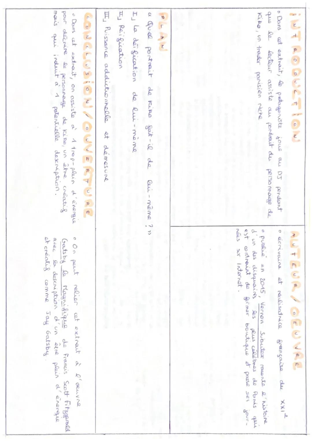 I Déification de lui-
même

voir" omniscence et
omnipotence de kike.

vb d'état = il n'est pas
numain, n'a pas de forme;
il est 1 surgave do