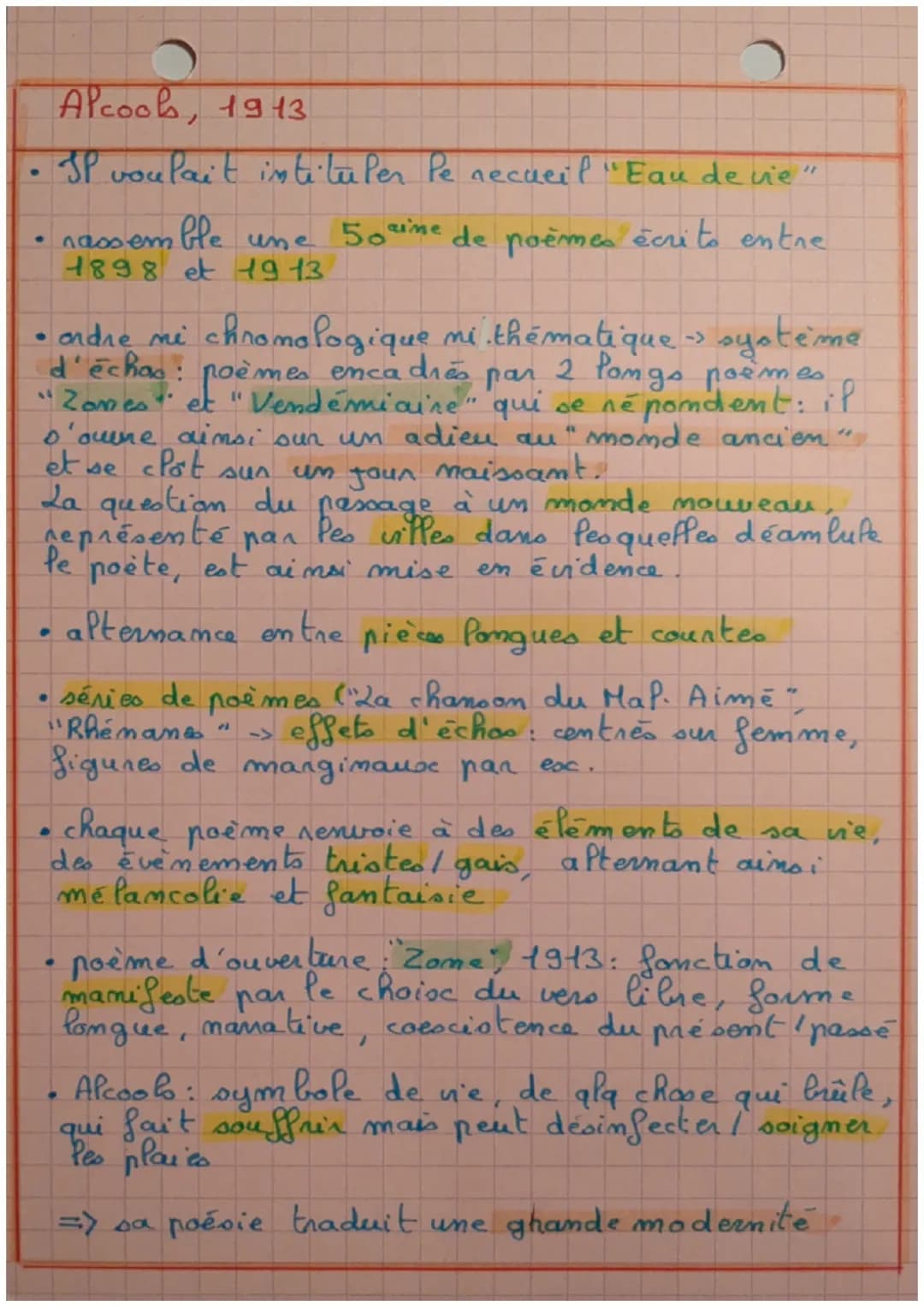 français d
Alcoobs, Guillaume Apollinaire
Repères biographiques
• mé en 1880, mont
en 1918
• mé à Rome d'une mère
polonaise et d'un père ita