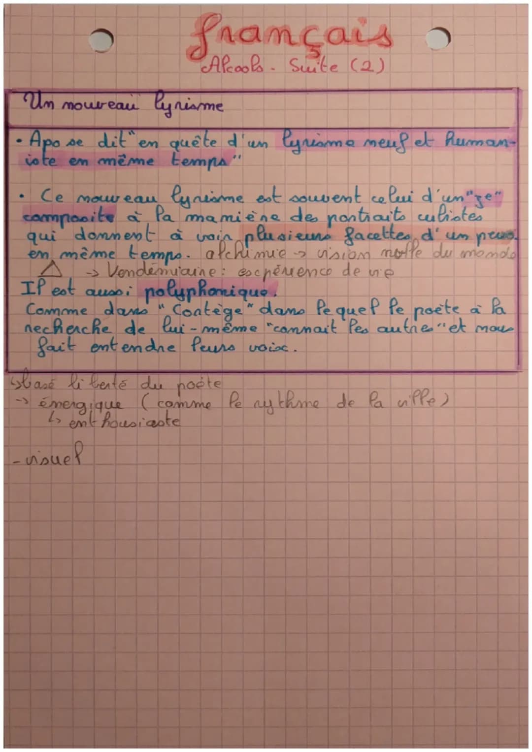 français d
Alcoobs, Guillaume Apollinaire
Repères biographiques
• mé en 1880, mont
en 1918
• mé à Rome d'une mère
polonaise et d'un père ita