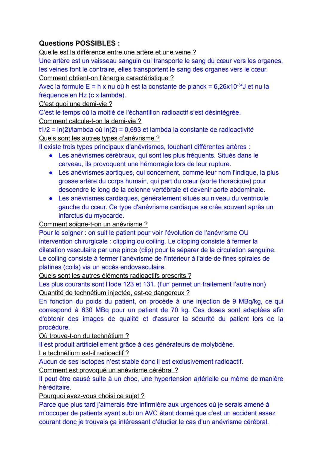 Comment la scintigraphie permet-elle de diagnostiquer un anévrisme cérébral ?
Intro
Dans le domaine médical, les techniques d'imagerie sont 