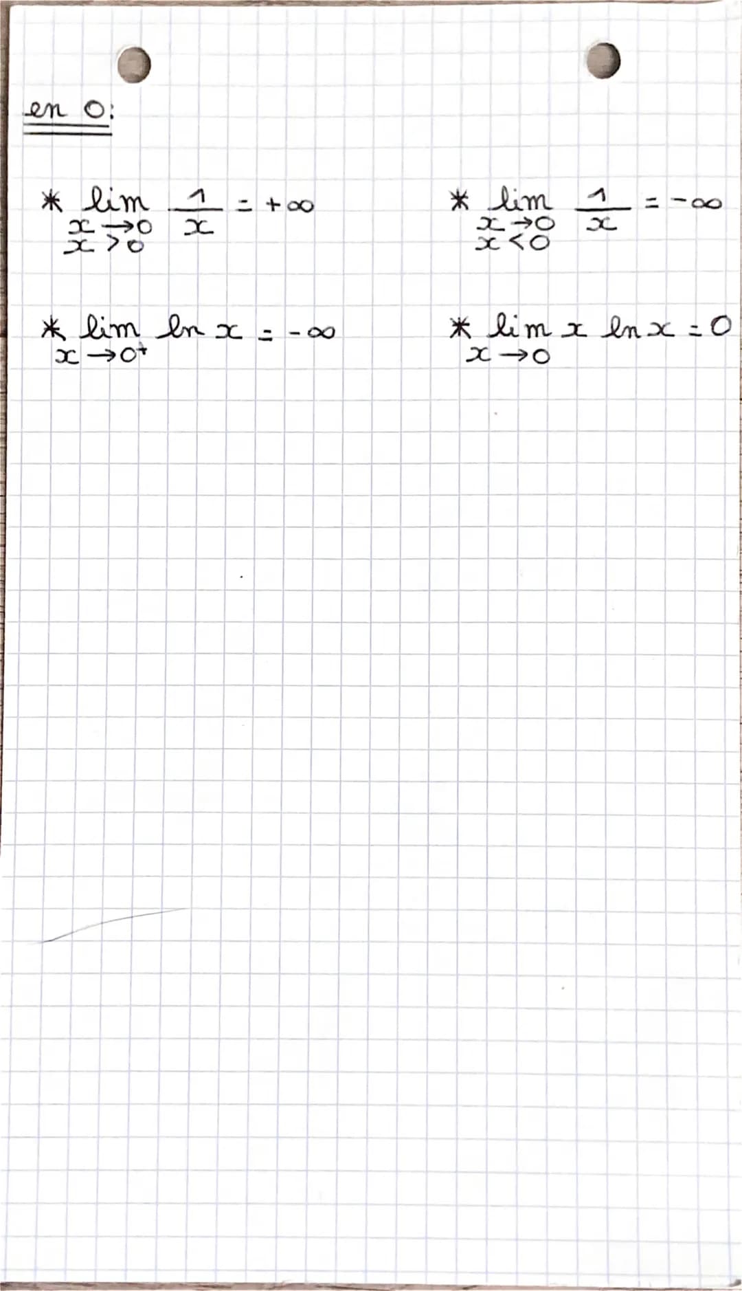 en +∞0:
* lim x = +∞0
XITX
* lim √x² = +00
X→+∞
x.
* lim e = +∞o
8478
* lim
X-40
en
LIMITES DE REFERENCE
x
* lim
X→-
e
* lim x = -∞
X→
848
3
