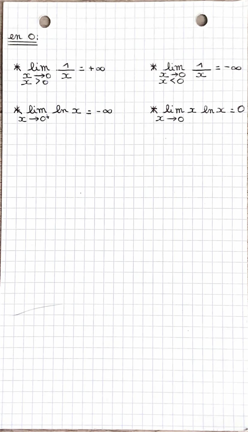 en +∞0:
* lim x = +∞0
XITX
* lim √x² = +00
X→+∞
x.
* lim e = +∞o
8478
* lim
X-40
en
LIMITES DE REFERENCE
x
* lim
X→-
e
* lim x = -∞
X→
848
3