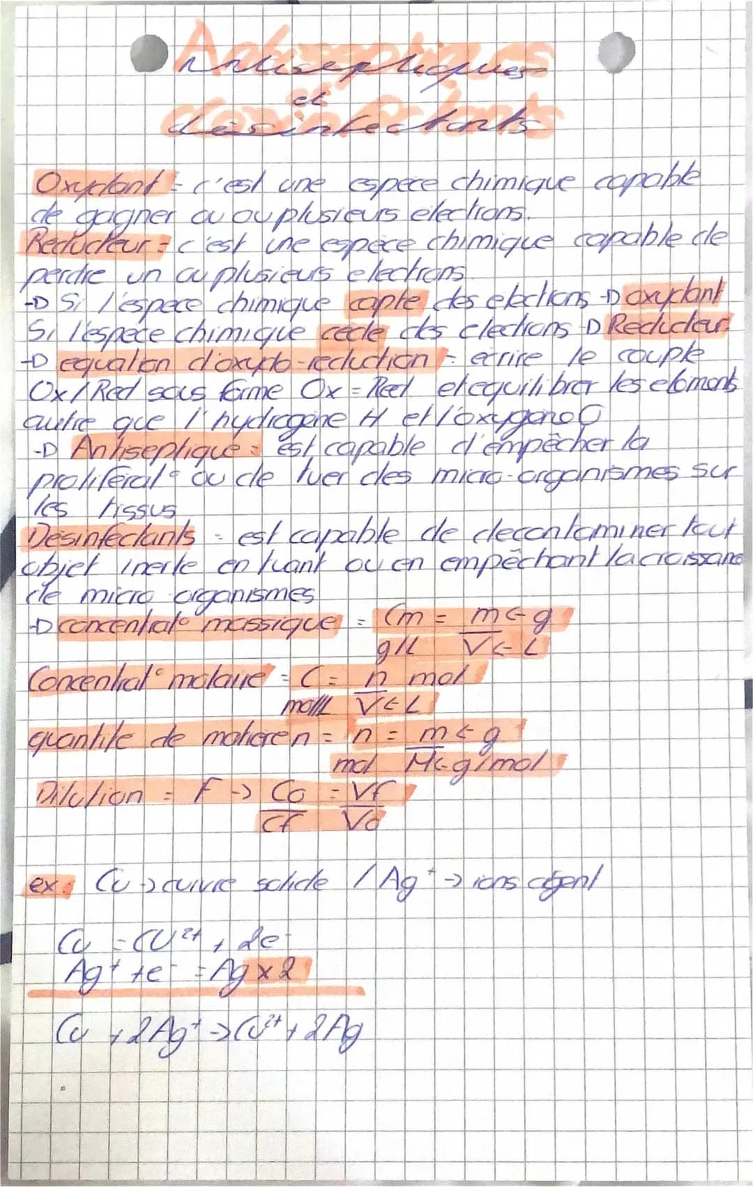 Tableau de Classification et Liste des Antiseptiques et Désinfectants PDF