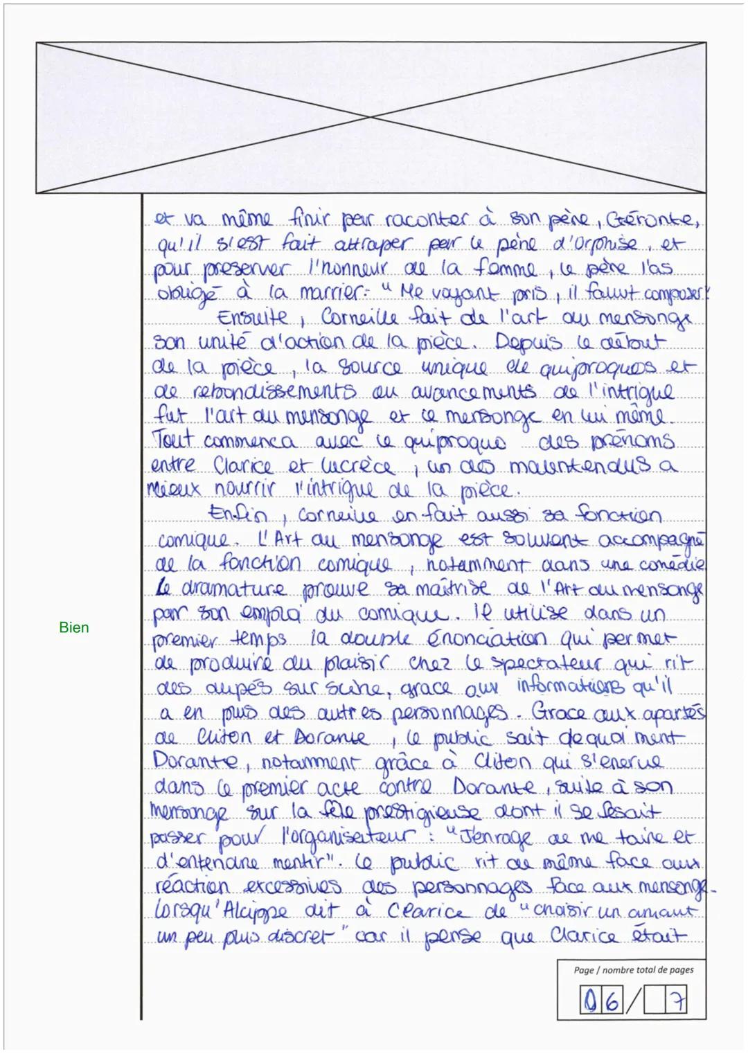 Concours / Examen: BAC
Epreuve: français...
CONSIGNES
Section/ Spécialité / Série:
Matière:
• Remplir soigneusement en MAJUSCULES le cadre d