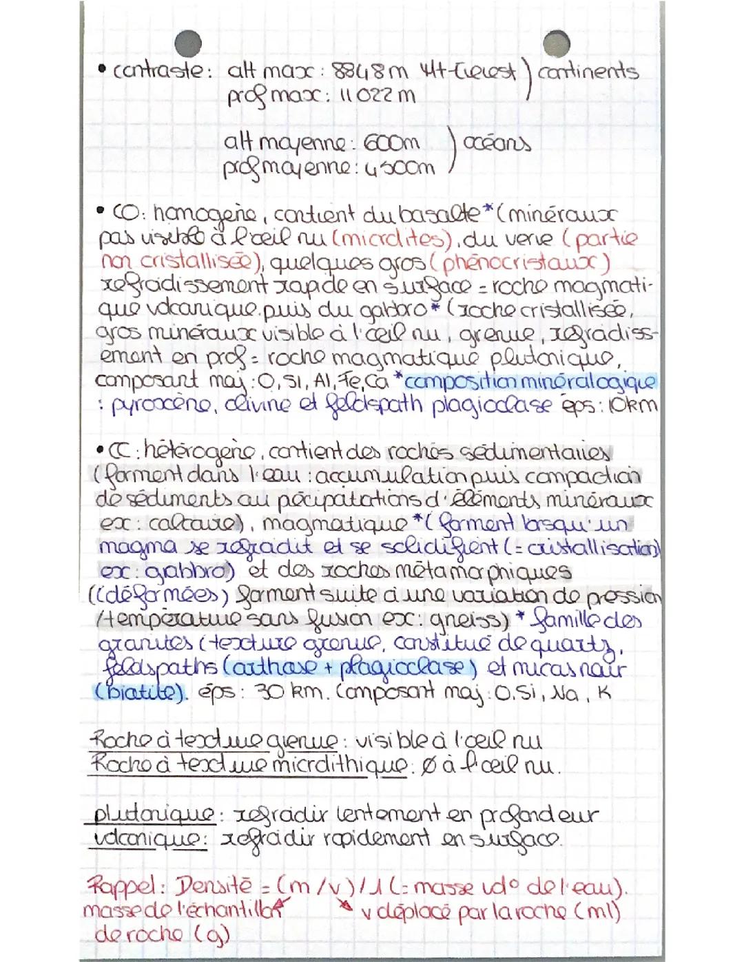 la dynamique interne de la Terre spé SVT 