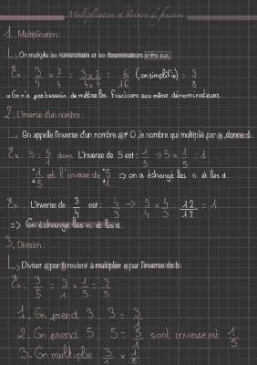 Know Maths : Multiplication et divison de fraction.  thumbnail