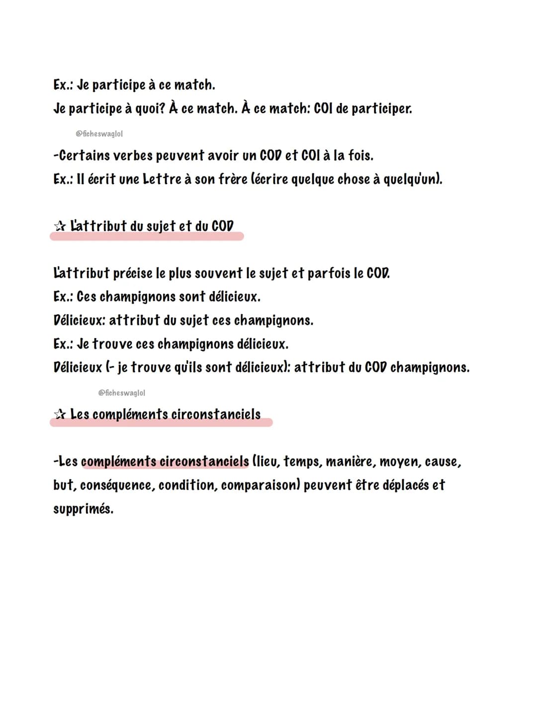 Le sujet du verbe
PHRASE
Le sujet commande la terminaison du verbe. Le plus souvent, il effectue
l'action. Le sujet est généralement placé a