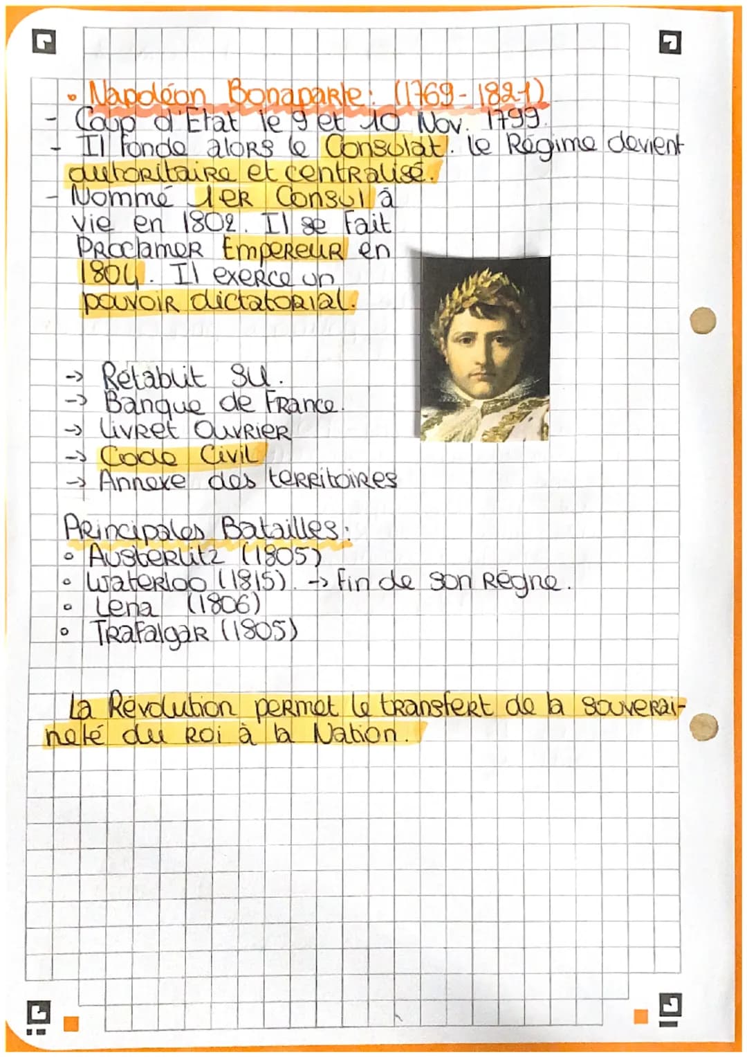 0
O
Definitions:
R.F. Histoire-17
Constitution; texte qui fixe l'organisation des
pouvoirs.
Monarchie Constitutionnelle:
monarchie où le pou