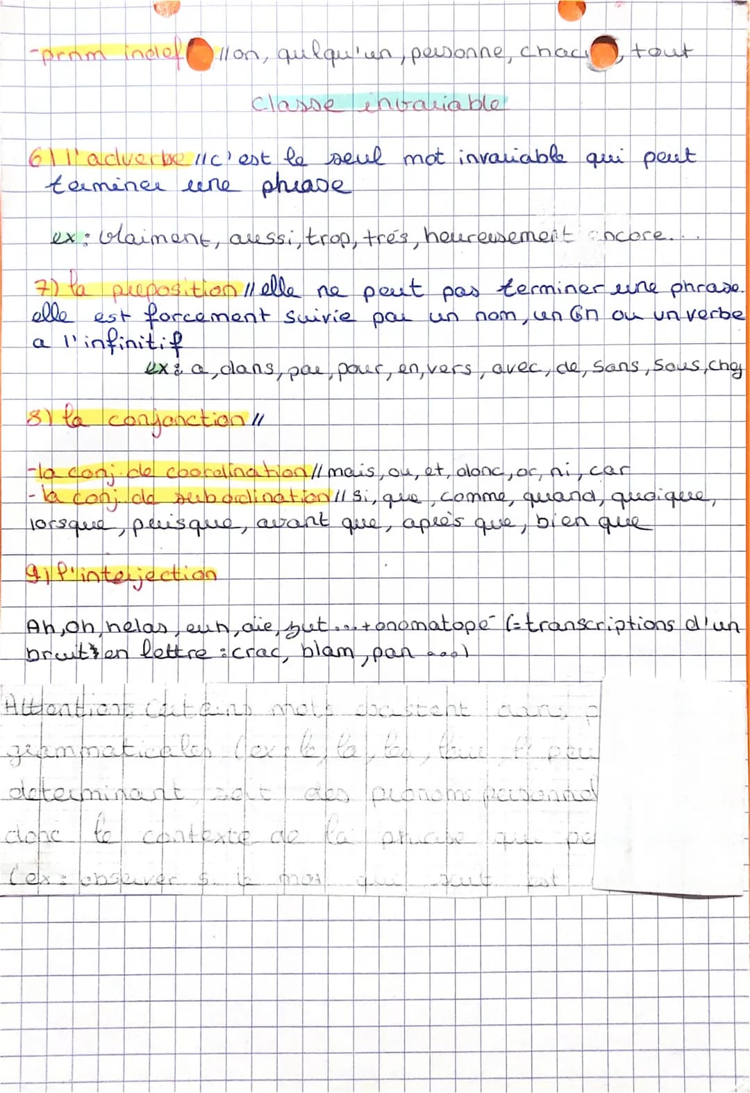 
<p>Les classes grammaticales sont les différentes catégories auxquelles appartiennent les mots d'une langue en fonction de leur nature et d