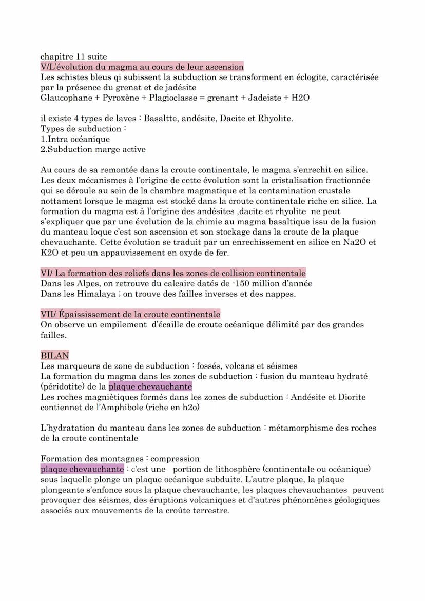 Chapitre 10: La dynamique des zones de divergence lithosphérique
La dorsale est une chaine de montagne continue, certaine dorsale sont carac