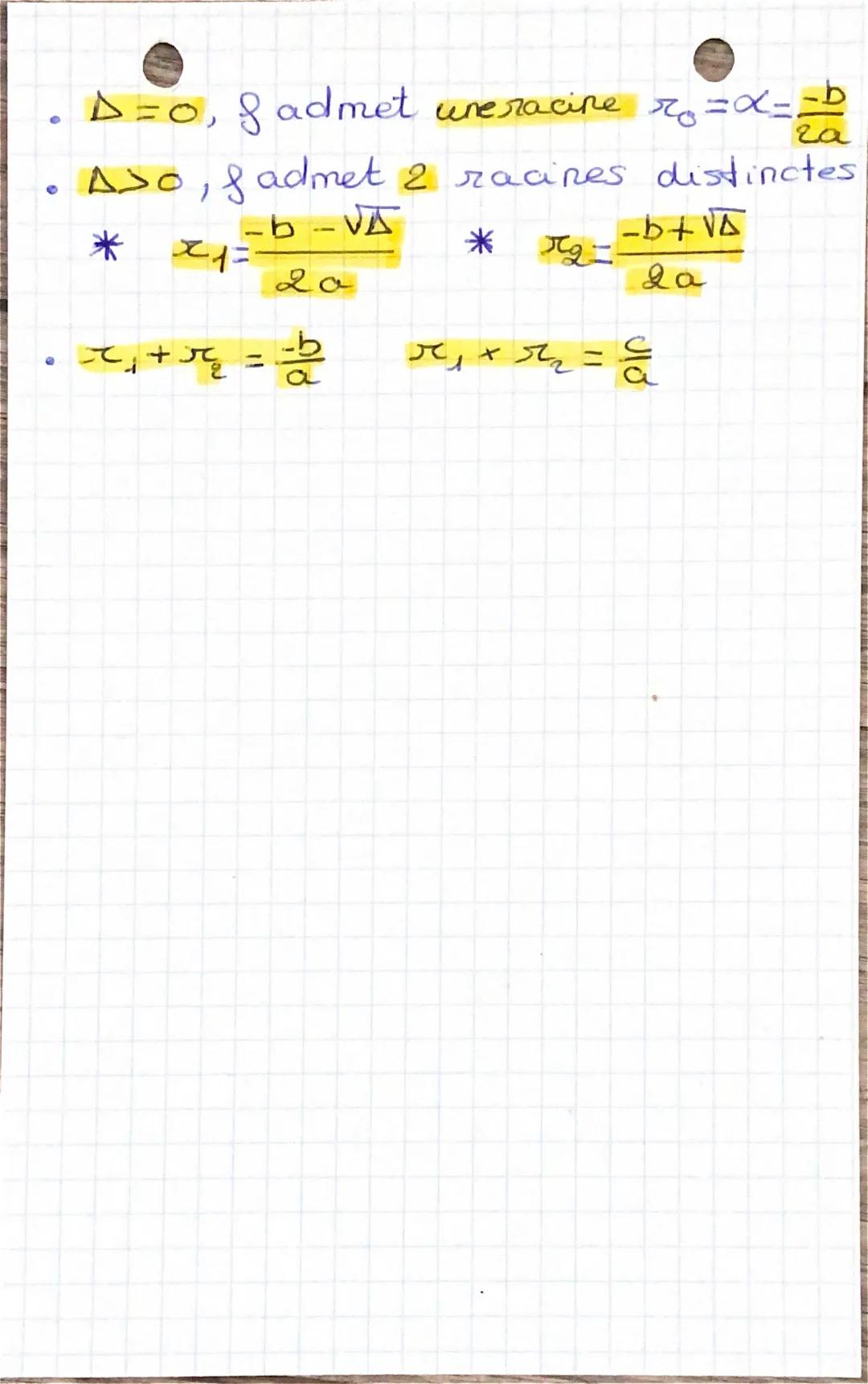 # Second degréς

• Soit & une fonction définie sur
un intervalle J.cf: ensemble des
points du plan

$M_{(x_M), y_M)} \in cf <=> y_M = f(x_M)