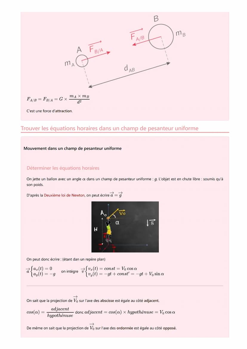 Définir un mouvement
Définir un mouvement
Définition
●
Système : objet étudié dont le mouvement est étudié
Référentiel : endroit par rapport