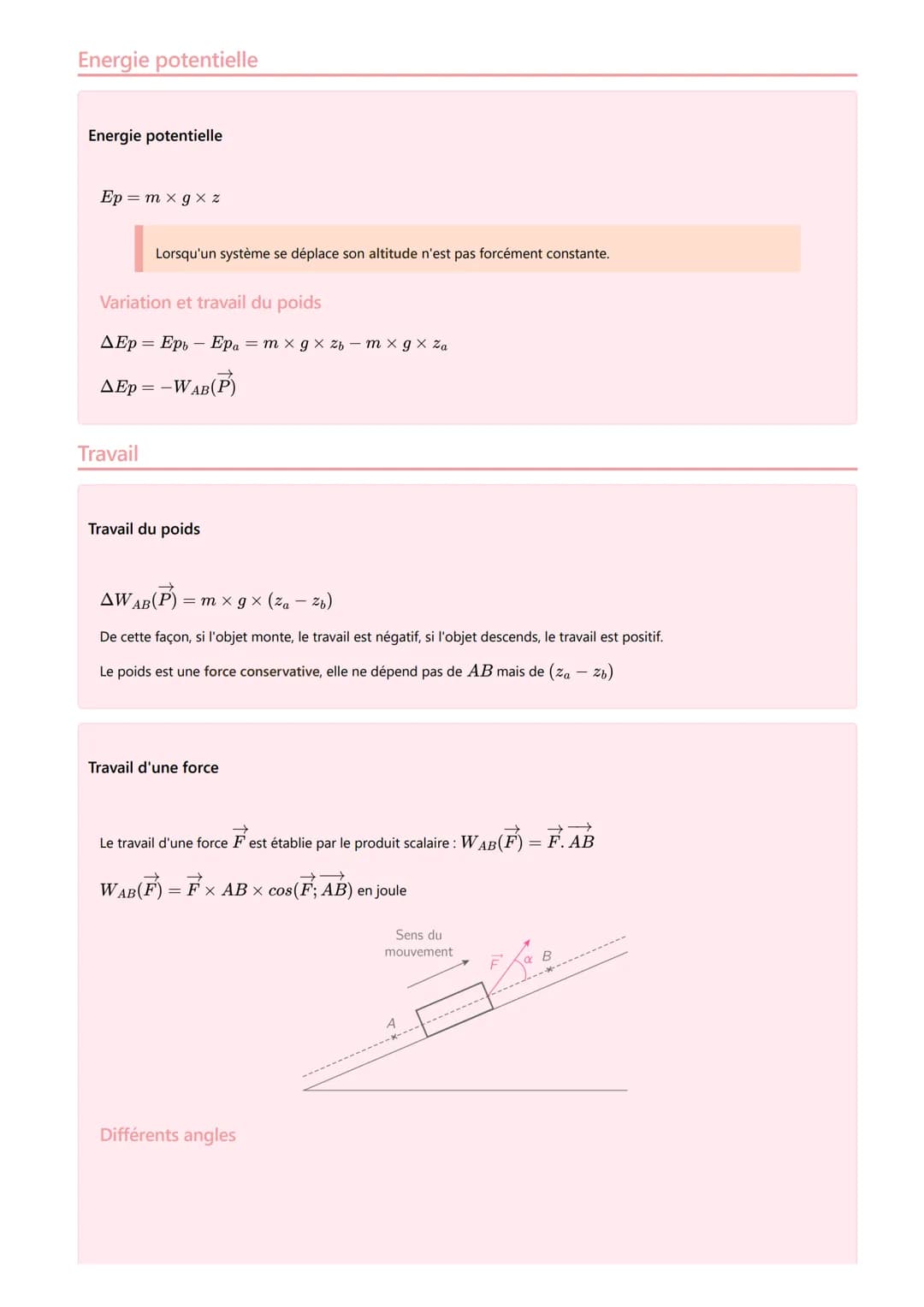 Définir un mouvement
Définir un mouvement
Définition
●
Système : objet étudié dont le mouvement est étudié
Référentiel : endroit par rapport