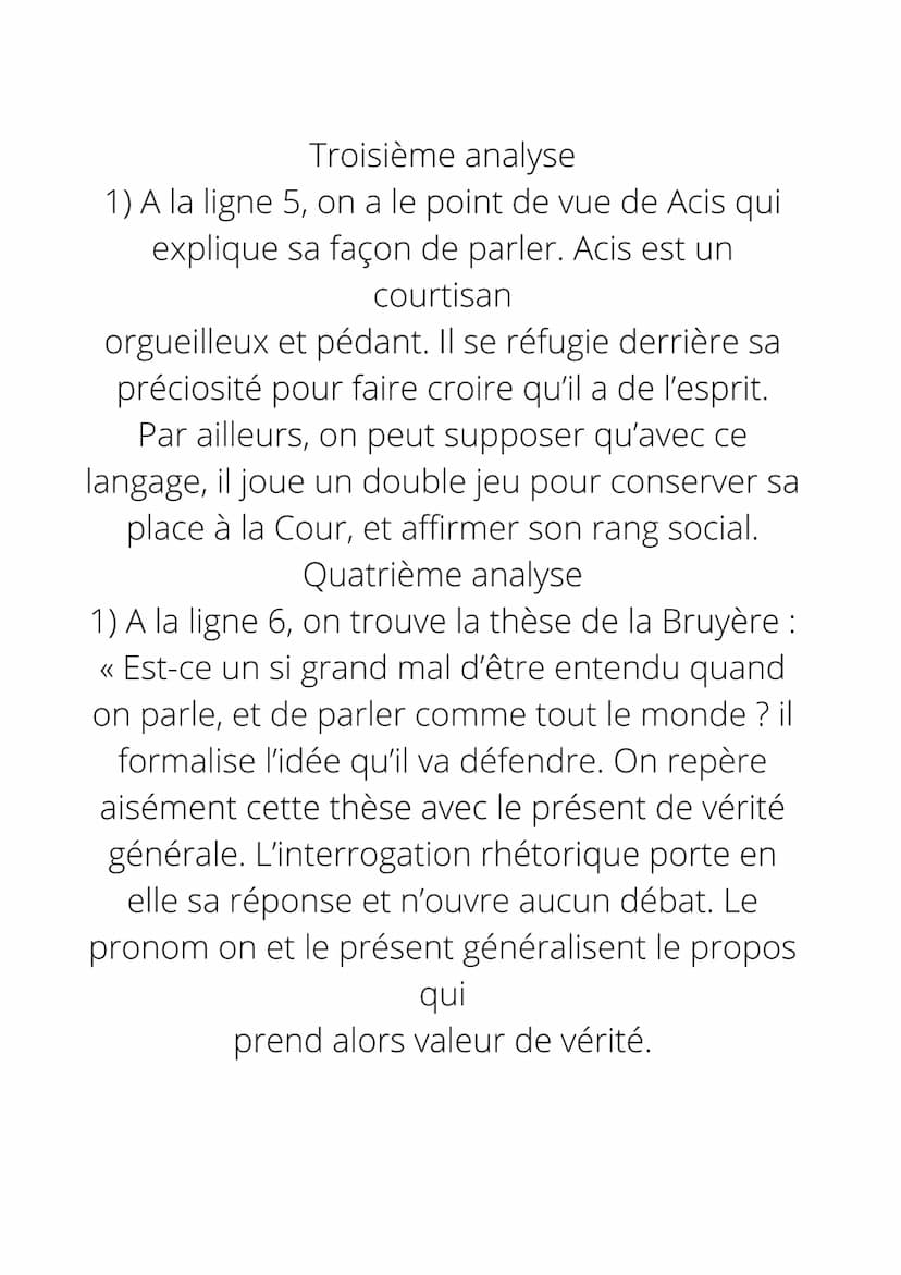 La Bruyère, Les Caractères (1688-1696)
Les Caractères est une œuvre imitée de l'écrivain grec, Théophraste du Ille siècle av. J.-C. Leur
aut