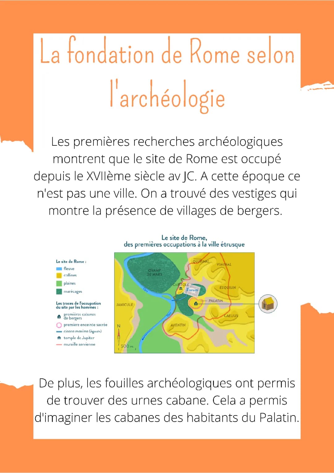 La fondation de Rome selon l'archéologie 