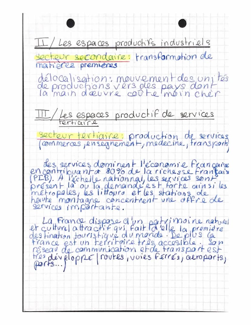 6031
Chapitre B
• On découpe en 3 grands secteurs
l'activitée économique d'un pays:
- secteur primaire -secteur secondaire
secteur tertiaire