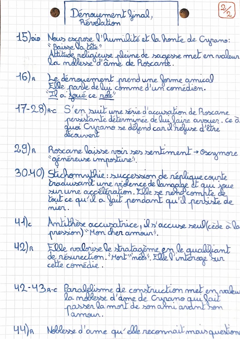 T10
Cyrano
Edmond Rostand 1897 act Vscène 5 Vers
Comédie
et
Dan. lit. Il aime sa cousine Roscane (belle, precieuse e
Dans cette pièce, Cyran