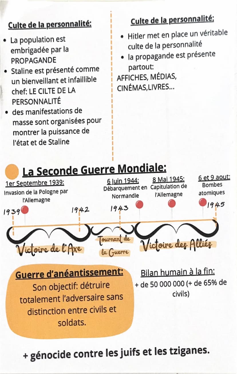 Histoire
Brevet 3e résumé
La Première Guerre Mondiale (1914-1918)
Une guerre totale:
Guerre qui mobilise
l'ensemble de la population.
Manque
