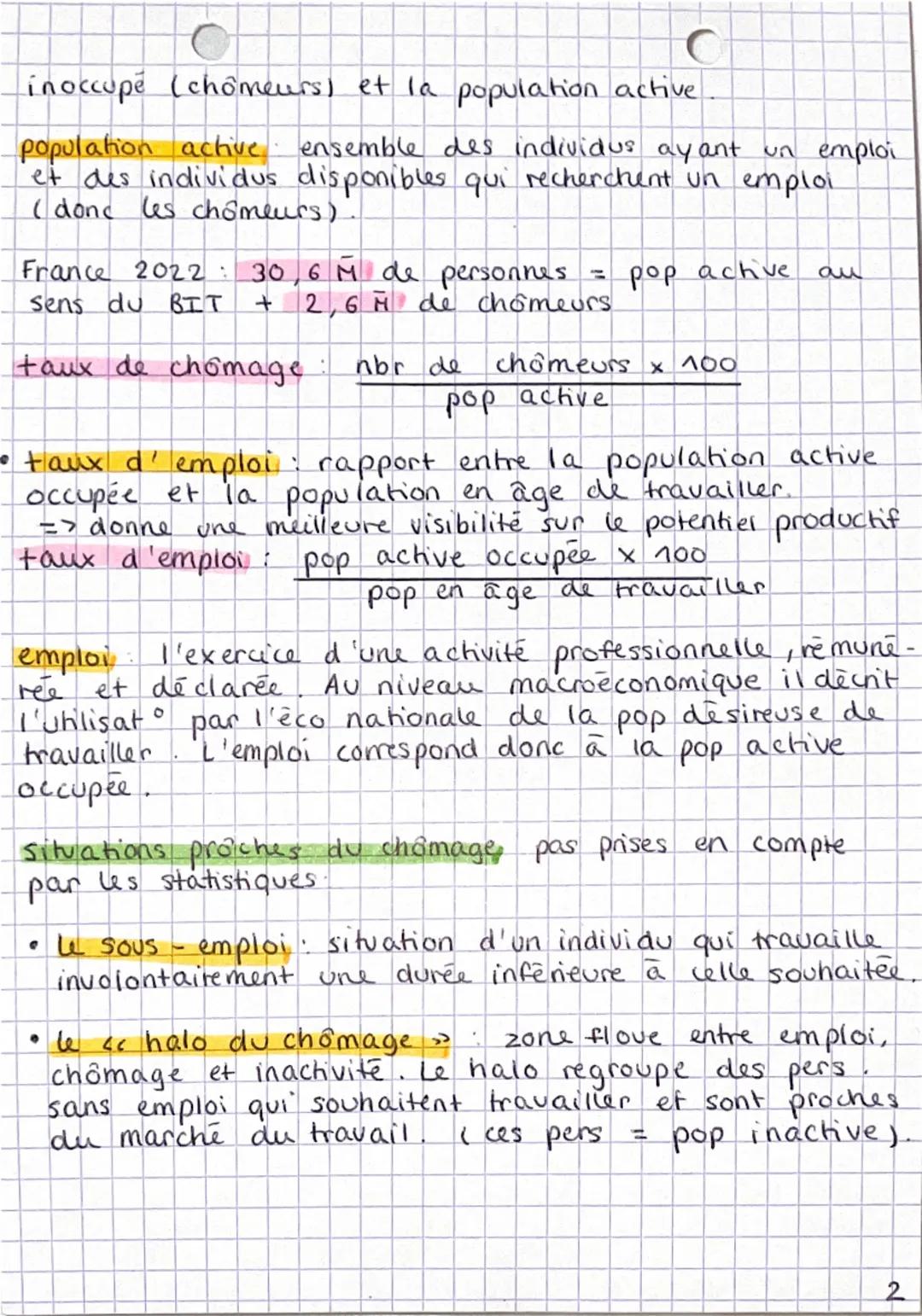 --- OCR Start ---
I
SES
Comment lutter contre le
chômage ?
chap 3
I. comment définir et mesurer le chômage?
chômage : situation d'un individ