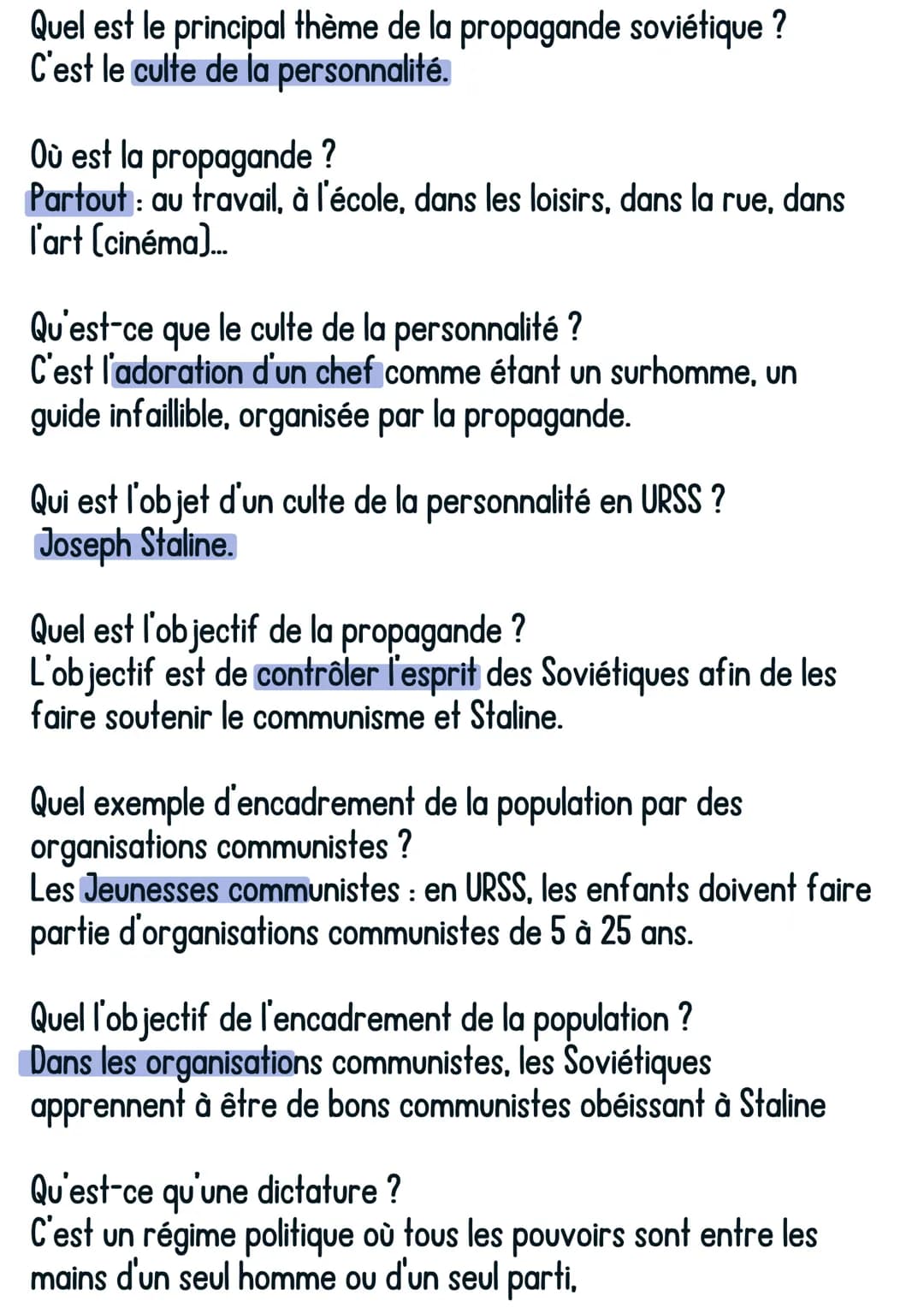@avoirsonbrevet
Histoire
URSS communiste avec Staline
1. L'URSS, un pays communiste : étatisation de l'économie
Qu'est-ce qu'une idéologie ?