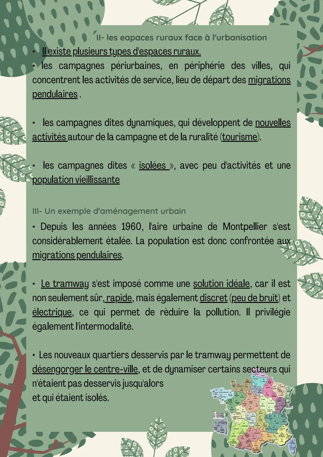 BREVET
LES AIRES URBAINES
EN FRANCE
I- LES AIRES URBAINES EN FRANCE
- Une aire urbaine se compose d'une ville-centre, d'une banlieue et
d'un