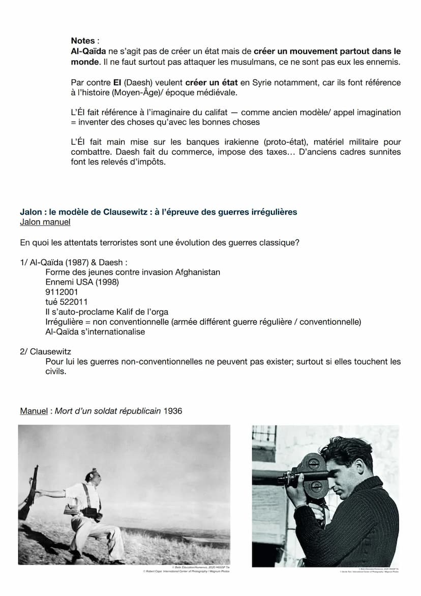 Thème II : FAIRE LA GUERRE, FAIRE LA PAIX
CHAPITRE INTRODUCTIF
INTRODUCTION
Beaucoup de confilts dans le monde aujourd'hui (Moyen Orient, As