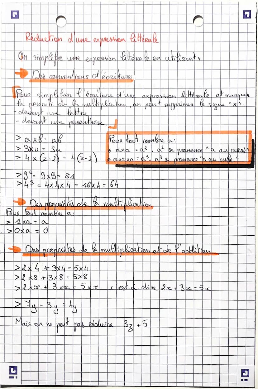 CA
litteral
Pouk
une expression littérale
certaine valeur des lettres
poen
Exemple
Calculer l'expression A = 4+ 5 xx
A=4+5××
A = 4 + 5×3
A=4