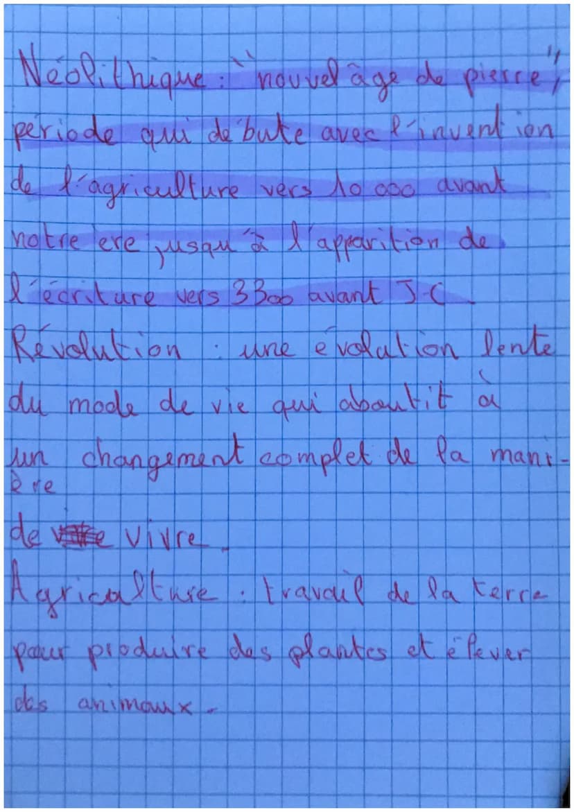 || Les
anite
Les premiers paysans de l'hum
Vers 12000 avant J.C le climat se
réchauffe et le végitation se développe
Vers 10000 avant J.-( i