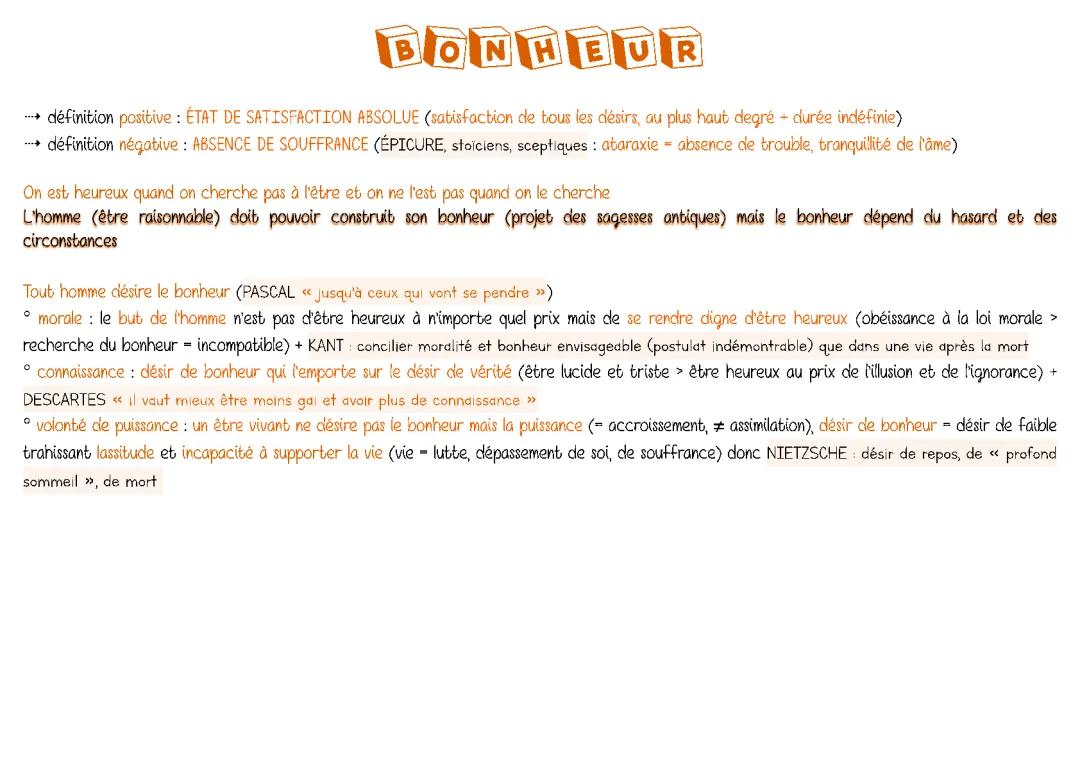 Bonheur