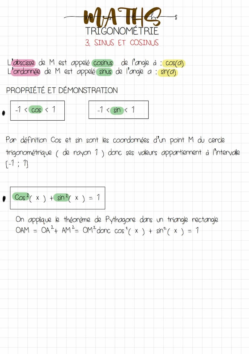 LES FORMULES IMPORTANTES:
I=R x TT x a
180
=
TT
180
Degrés
ха
Radians
MATHS
TRIGONOMÉTRIE
1. LE RADIAN
2700
3 TT
2
Donc
DEMONSTRATION : or l