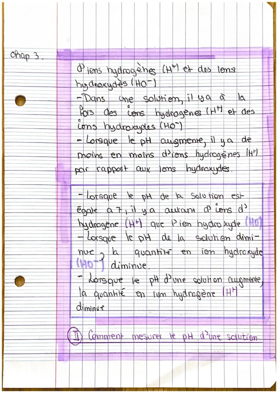 Chap 3

Physique
chimie.

hes solutions basiques,
neutres et acider.

① Comment savoir si une solution
est, cicide, neutre of basique?

PH

