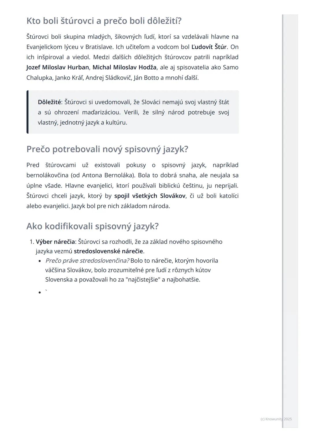 # Slovenské národné obrodenie
- druhá fáza (štúrovci)

1. Prehľad druhej fázy národného
obrodenia

Toto obdobie je pre nás Slovákov veľmi dô
