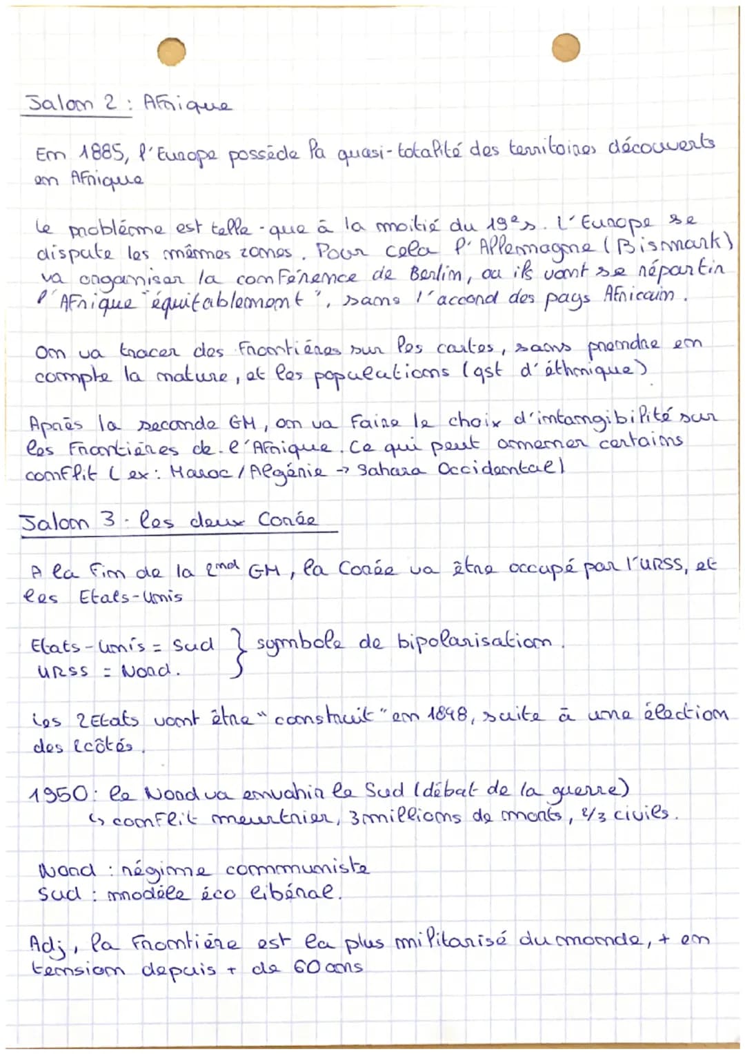 HGGSP
Therme introductif
apparition des frontières = époque moderne (17²)
multiplication des Fromtiones al 19°/20° x = Fromtiénisation .
ad;