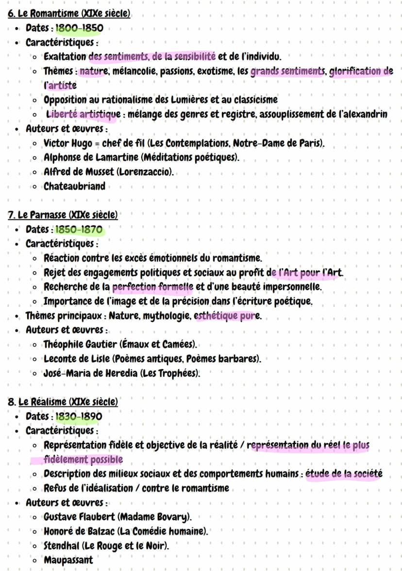 .
.
.
.
.
"
"
.
.
.
.
.
Français
Les mouvements
1. L'Humanisme (XVIe siècle)
•
.
•
.
.
.
.
.
.
•
•
.
.
•
.
.
•
.
•
•
.
.
.
•
•
•
.
•
•
.
.
.