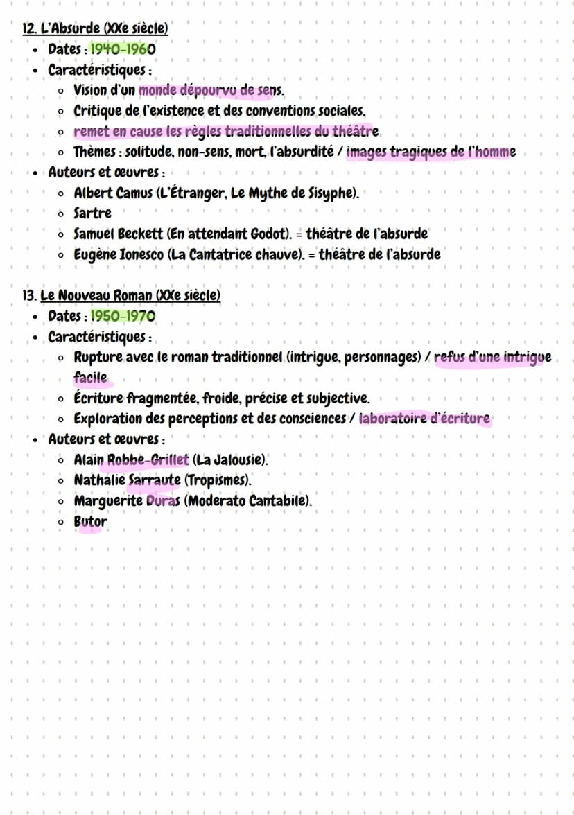 .
.
.
.
.
"
"
.
.
.
.
.
Français
Les mouvements
1. L'Humanisme (XVIe siècle)
•
.
•
.
.
.
.
.
.
•
•
.
.
•
.
.
•
.
•
•
.
.
.
•
•
•
.
•
•
.
.
.