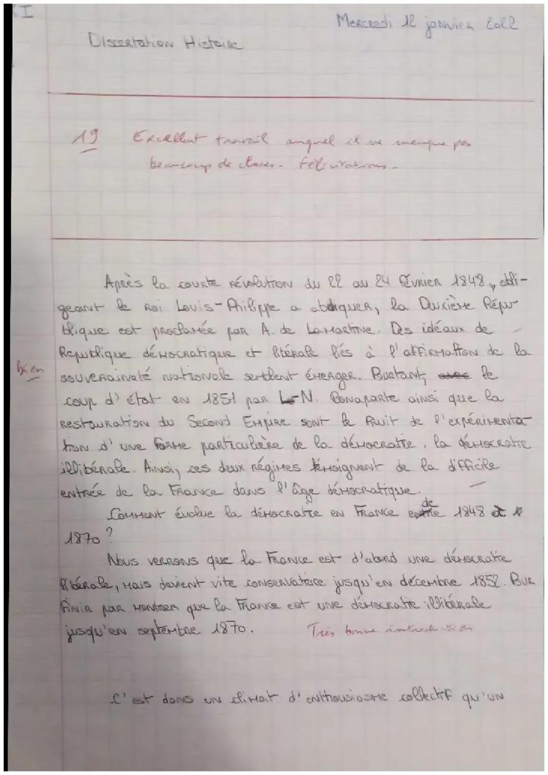 Découvre l'évolution de la démocratie en France entre 1848 et 1852