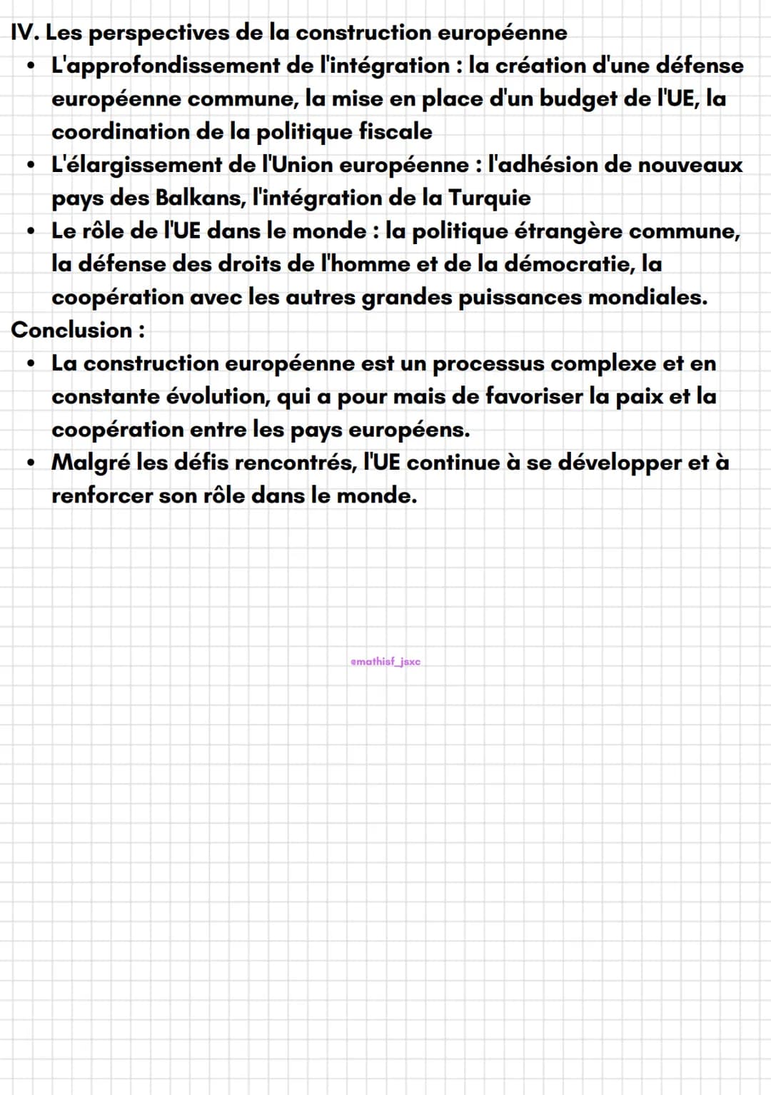 emathist_jsxc
Histoire
La construction européenne
Introduction :
• La construction européenne est un processus politique et
économique qui a